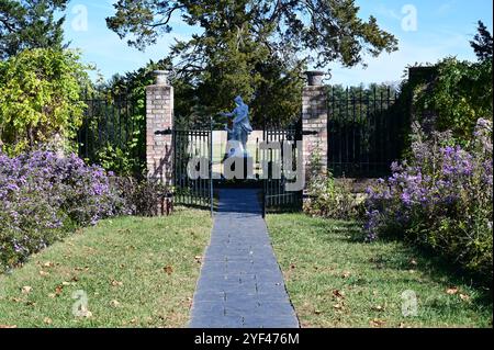 Chatham Manor est un manoir de style géorgien achevé en 1771. Banque D'Images