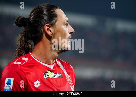 Monza, Italie. 2 Nov 2024. Milan Djuric (AC Monza) lors du championnat italien Serie A match de football entre AC Monza et AC Milan le 2 novembre 2024 au stade U-Power de Monza, en Italie. Crédit : Luca Rossini/E-Mage/Alamy Live News Banque D'Images