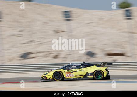 Sakhir, Bahreïn. 3 novembre 2024. 60 Lamborghini Iron Lynx, portrait DE SHAHIN Yasser, lors du Rookie test 2024 du Championnat du monde d'Endurance FIA, le 3 novembre 2024 sur le circuit International de Bahreïn à Sakhir, Bahreïn - photo Frédéric le Floc'h / DPPI Banque D'Images