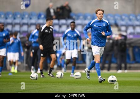 Genk, Belgique. 03 Nov, 2024. Matte Smets de Genk photographié avant un match de football entre le KRC Genk et le Royal Antwerp FC, dimanche 03 novembre 2024 à Genk, le jour 13 de la saison 2024-2025 de la première division du championnat belge 'Jupiler Pro League'. BELGA PHOTO JOHAN Eyckens crédit : Belga News Agency/Alamy Live News Banque D'Images