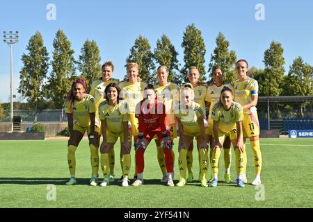 Juventus FC débutant onze ans dans le match entre Napoli Femminile et Juventus FC lors du Napoli Femminile vs Juventus FC, match de football italien Serie A Women à Napoli, Italie, le 03 novembre 2024 Banque D'Images
