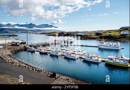 Djupivogur, Fjords est, Islande Banque D'Images