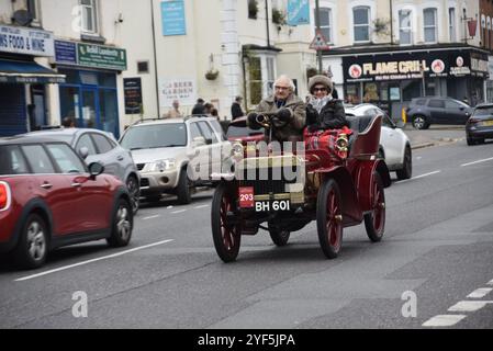 2024 Londres à Brighton Veteran car Rally Banque D'Images