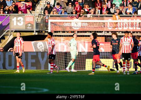 Rotterdam, pays-Bas. 03 Nov, 2024. Rotterdam - 0-2 lors de la onzième manche de compétition de la saison Eredivisie 2024/2025. Le match se déroule entre le Sparta Rotterdam et le FC Utrecht au Het Kasteel le 3 novembre 2024 à Rotterdam, aux pays-Bas. (VK Sportphoto/Danny de Groot) crédit : Yannick Verhoeven/Alamy Live News Banque D'Images