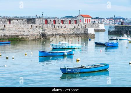 Fort et Port de Socoa, Ciboure Banque D'Images