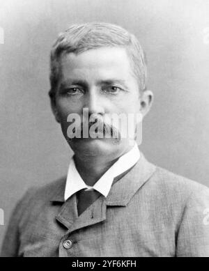 Sir Henry Morton Stanley (1841 – 1904) explorateur gallois-américain Henry Morton Stanley. Portrait de l'explorateur gallois-américain Sir Henry Morton Stanley. 1884 Banque D'Images