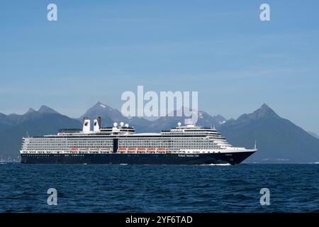 Alaska, Sitka. Holland America Line, Eurodam. Banque D'Images