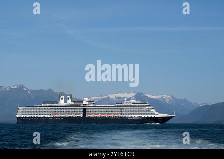 Alaska, Sitka. Holland America Line, Eurodam. Banque D'Images