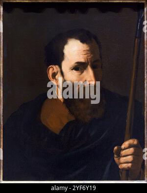 An Apôtre, vers 1615-1619, Jusepe de Ribera (1591-1652), The National Gallery, Londres, Royaume-Uni. Banque D'Images