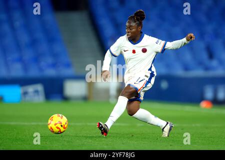 Sandy Baltimore de Chelsea en action lors du match de Super League féminine Barclays à Goodison Park, Liverpool. Date de la photo : dimanche 3 novembre 2024. Banque D'Images