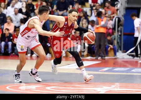 Trieste, Italie. 03 Nov, 2024. Pallacanestro Trieste's Colbey Ross en action pendant le match Pallacanestro Trieste - Openjobmetis Varese match de la saison régulière Lega basket Serie A 2024/2025 - Round 6 à Trieste (Italie), 3 novembre 2024 (photo Gilardi/Ciamillo/LaPresse) crédit : LaPresse/Alamy Live News Banque D'Images