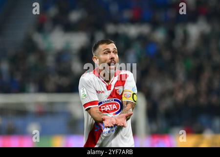 salvatore Burrai (Mantova) lors de l'USS Sassuolo vs Mantova 1911, match de football italien Serie B à Reggio Emilia, Italie, 03 novembre 2024 Banque D'Images