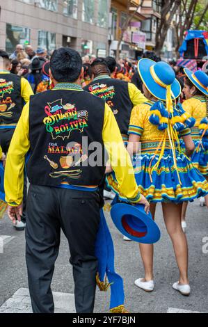 FUENGIROLA, ESPAGNE - 1er MAI 2024 : défilé inaugural de la Foire internationale connue sous le nom de Foire populaire à Fuengirola, Espagne, le 1er mai 2024 Banque D'Images