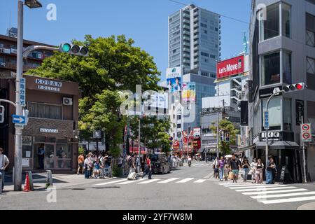 Amerika Mura District à Osaka Japon Banque D'Images