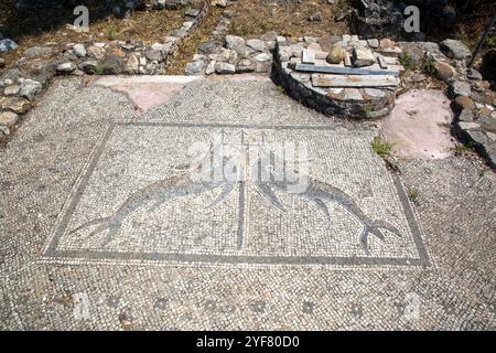 Île de Samos, Grèce - 18 juin 2023, statue de Héra à Samos, Heraion Ancient City - Grèce Banque D'Images