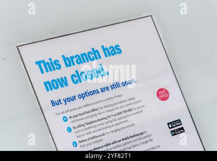 Une succursale fermée du Halifax, Henley-on-Thames, Royaume-Uni Banque D'Images