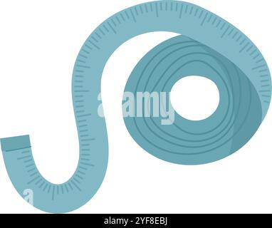 Règle de ruban d'artisanat de couture Illustration de Vecteur