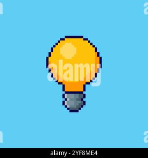 Pixel art conception des actifs du jeu Lightlamp Illustration de Vecteur