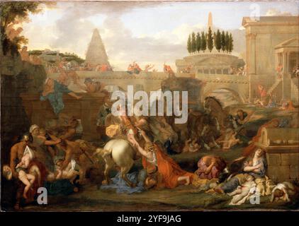Massacre des innocents le Brun, Charles (1619 - 1690) – Banque D'Images