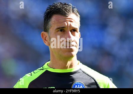 Naples, Latium. 03 Nov, 2024. Arbitre Daniele Doveri lors du match de Serie A entre Napoli et Atalanta au stade Maradona, Naples, Italie, le 03 novembre 2024. AllShotLive Credit : Sipa USA/Alamy Live News Banque D'Images