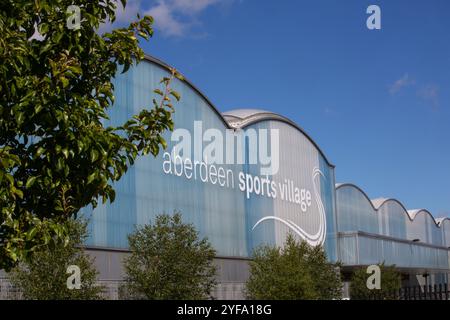 Aberdeen Sports Village dans la ville d'Aberdeen, écosse Banque D'Images