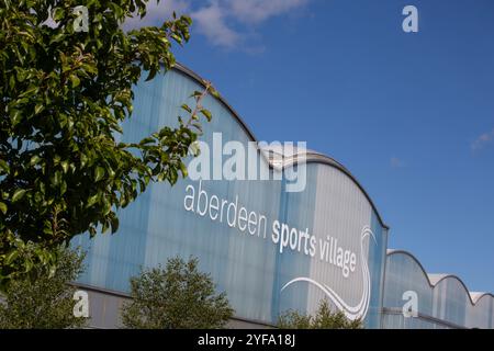 Aberdeen Sports Village dans la ville d'Aberdeen, écosse Banque D'Images