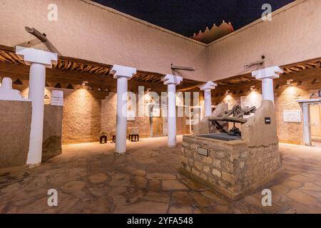 Cour du Fort Masmak à Riyad, Arabie Saoudite Banque D'Images