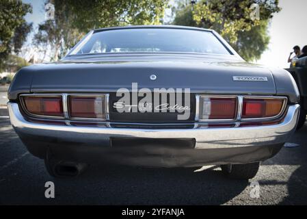 Nicosie Chypre, 14 octobre 2018 : vue arrière de la voiture de sport Toyota Celica classique de collection. Voitures de luxe vintage Banque D'Images