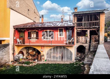 Italie Piémont Valle Gesso Parco Naturale APLI Marittime Entracque Banque D'Images