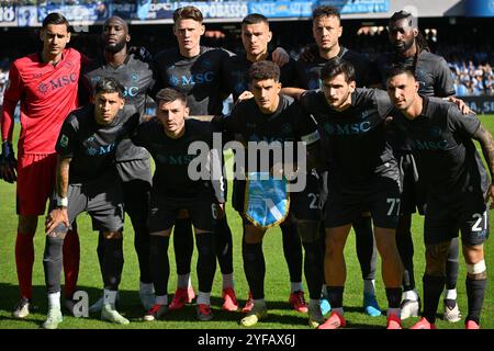 Naples, Italie. 03 Nov, 2024. Italie, 29 mars 2024 : équipe lors du championnat italien Serie A 2024-2025 match de football entre Napoli et Atalanta au stade Diego Armando Maradona, Italie (Felice de Martino/SPP) crédit : SPP Sport photo de presse. /Alamy Live News Banque D'Images