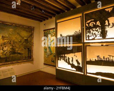 Oeuvres de Musee de Montmartre, Montmartre, Paris, France, Europe, UE. Banque D'Images