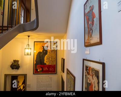 Oeuvres de Musee de Montmartre, Montmartre, Paris, France, Europe, UE. Banque D'Images