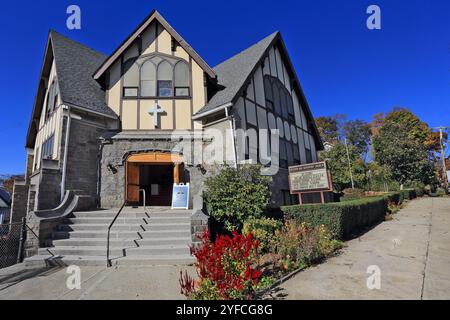 Église protestante adventiste du septième jour, Yonkers, NY Banque D'Images