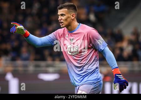 Milan, Italie, Italie. 3 novembre 2024. Filip STANKOVIC de Venezia lors du match de Serie A entre le FC Internazionale et le Venezia FC au Stadio Giuseppe-Meazza le 03 novembre 2024 à Milan, Italie. (Crédit image : © Matthieu Mirville/ZUMA Press Wire) USAGE ÉDITORIAL SEULEMENT! Non destiné à UN USAGE commercial ! Banque D'Images