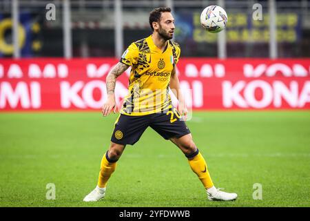 Hakan CALHANOGLU de l'Inter Milan lors du championnat italien Serie A match de football entre le FC Internazionale et le Venezia FC le 3 novembre 2024 au stade Giuseppe-Meazza de Milan, Italie Banque D'Images