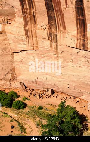 Antelope House Ruin ; Antelope House Overlook ; Canyon de Chelly National Monument ; Arizona ; États-Unis Banque D'Images