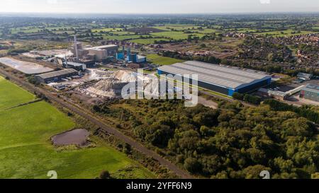 Tata Chemicals British Salt Limited Cheshire, Middlewich, y compris Wincanton Tata Chemicals Warehouse Banque D'Images