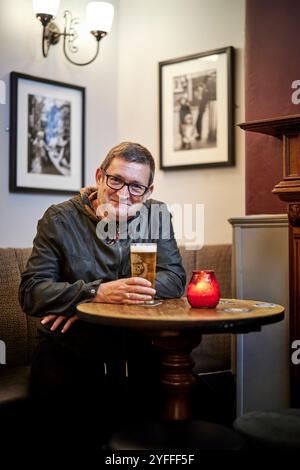 Chanteur-compositeur Paul Heaton anciennement des Housemartins et du Beautiful South Banque D'Images