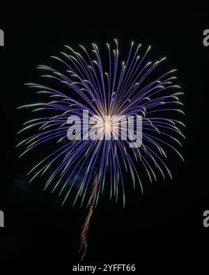 Feu d'artifice dans l'Oxfordshire Banque D'Images