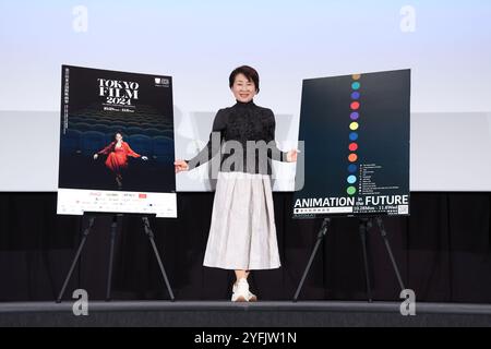3 novembre 2024. 3 novembre 2024. Yoko Asagami, 3 novembre 2024 - le 37e Festival international du film de Tokyo. Conférence de presse pour le film 'Space Battleship Yamato' à Tokyo, Japon, le 3 novembre 2024. Crédit : TIFF/AFLO/Alamy Live News 2024 Banque D'Images