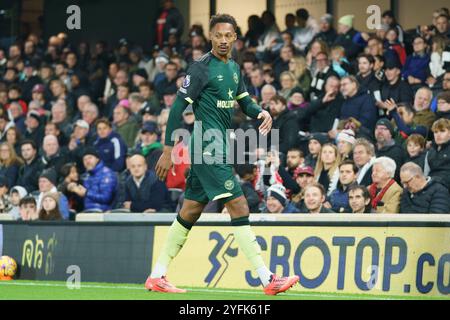 Londres, Royaume-Uni. 04th Nov, 2024. Ethan Pinnock de Brentford lors du match de premier League anglaise Fulham FC contre Brentford FC à Craven Cottage, Londres, Angleterre, Royaume-Uni le 4 novembre 2024 Credit : Every second Media/Alamy Live News Banque D'Images