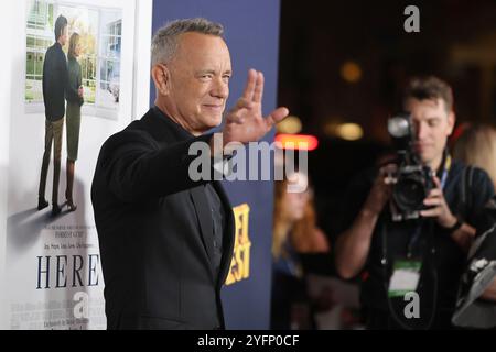 25 octobre 2024, Los Angeles, Californie, États-Unis : Tom Hanks à l'AFI Fest 2024 première d'ici au TCL Chinese Theatre IMAX (crédit image : © Nina Prommer/ZUMA Press Wire) USAGE ÉDITORIAL SEULEMENT! Non destiné à UN USAGE commercial ! Banque D'Images