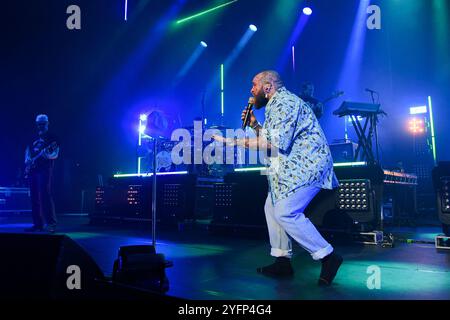 Paris, France. 04th Nov, 2024. Teddy Swims se produit à la salle Pleyel à Paris, France, le 4 novembre 2024. Photo de Lionel Urman/ABACAPRESS. COM Credit : Abaca Press/Alamy Live News Banque D'Images