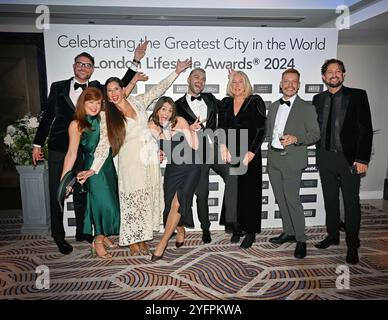 LONDRES, ROYAUME-UNI. 4 novembre 2024. Les London Lifestyle Awards 2024 au Royal Lancaster Londres, Royaume-Uni. (Photo de 李世惠/Voir Li/Picture Capital) crédit : Voir Li/Picture Capital/Alamy Live News Banque D'Images