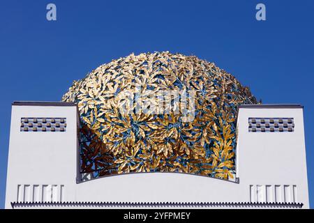 Le bâtiment de la Sécession conçu par Joseph Maria Olbrich en 1897. Art nouveau. Vienne. Autriche. Banque D'Images