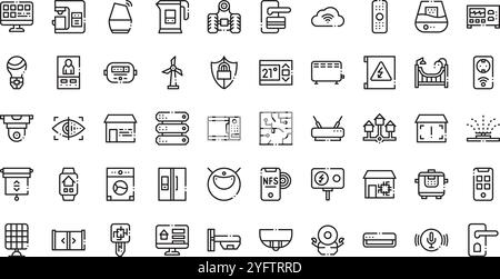 Collection d'icônes vectorielles de haute qualité avec contour modifiable. Idéal pour les projets professionnels et créatifs. Illustration de Vecteur