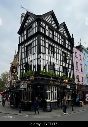 Le Three Greyhounds Pub à Soho, construit en 1846. Banque D'Images