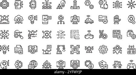 Collection d'icônes vectorielles de haute qualité avec contour modifiable. Idéal pour les projets professionnels et créatifs. Illustration de Vecteur