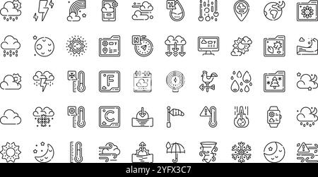 Collection d'icônes vectorielles de haute qualité avec contour modifiable. Idéal pour les projets professionnels et créatifs. Illustration de Vecteur