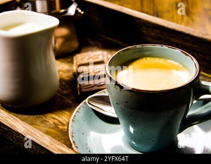 Tasse de café. Banque D'Images